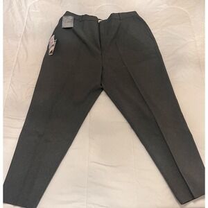 NWT Vintage Reflections Eddie Haggar‎ Woman's Gray Pants 26W
